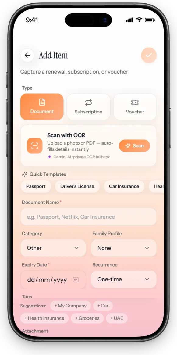 AheadTime add iPhone mockup