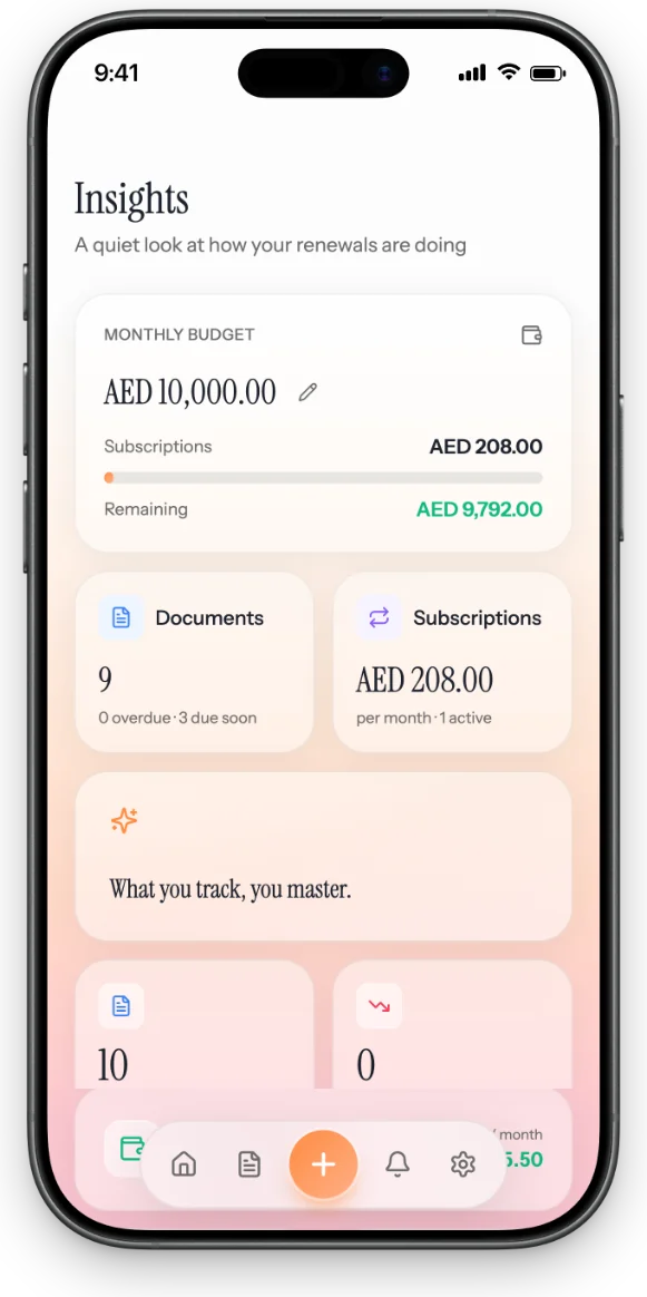 AheadTime insights light iPhone mockup